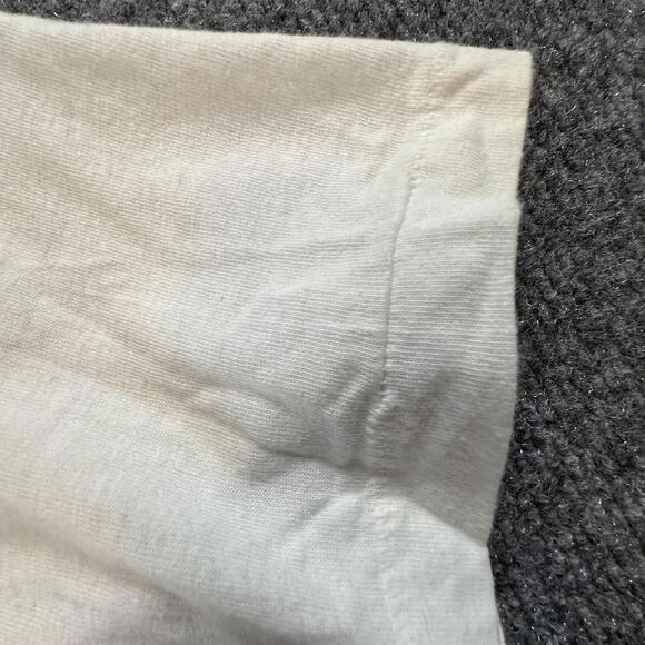 Vintage Mac Phergus‎ T-Shirt Men’s L – Cream Palm Tree Beach Graphic USA Q-22 - Picture 5 of 8